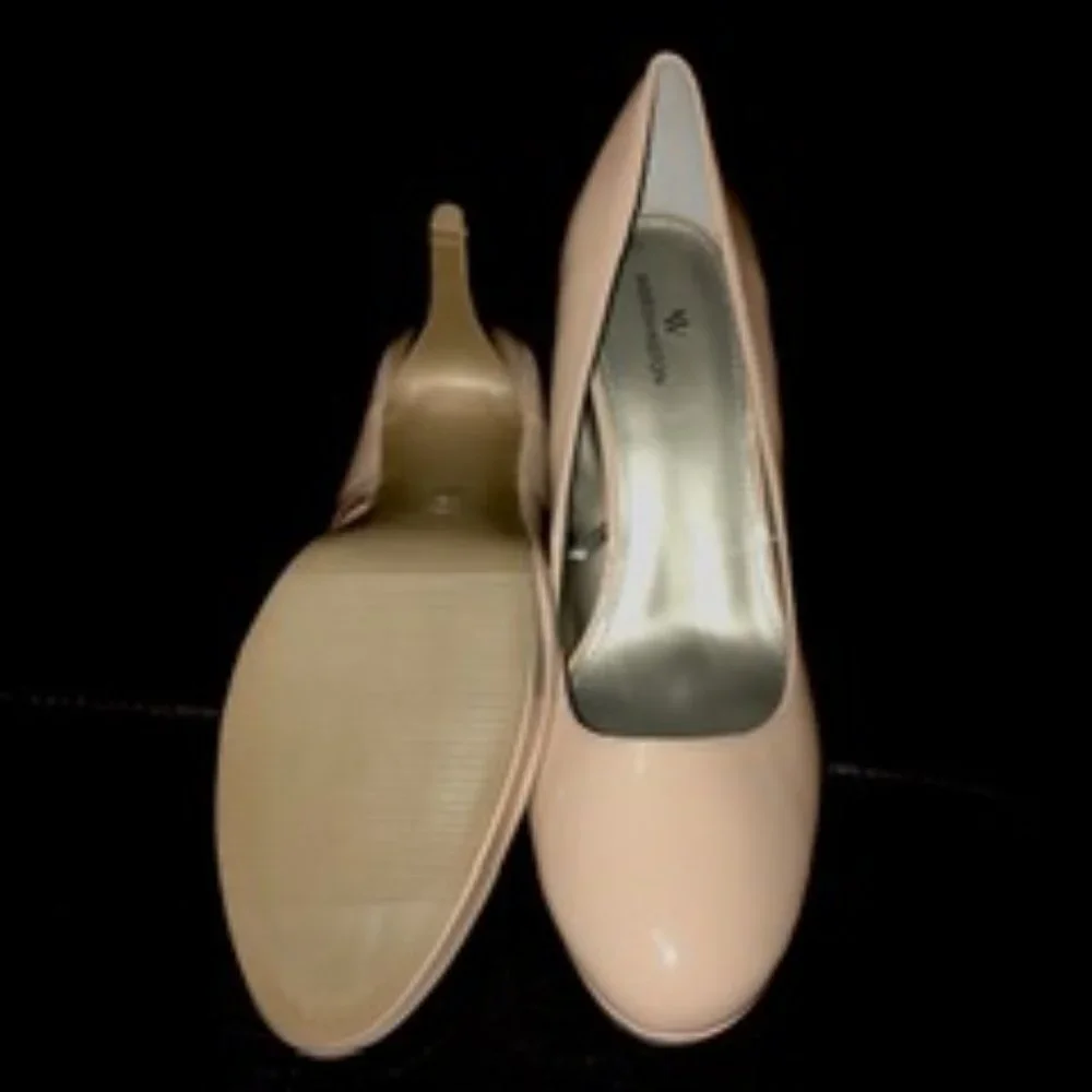 (NEW) Worthington - Nude Patent Leather Heels - Size 11 - Picture 8 of 9